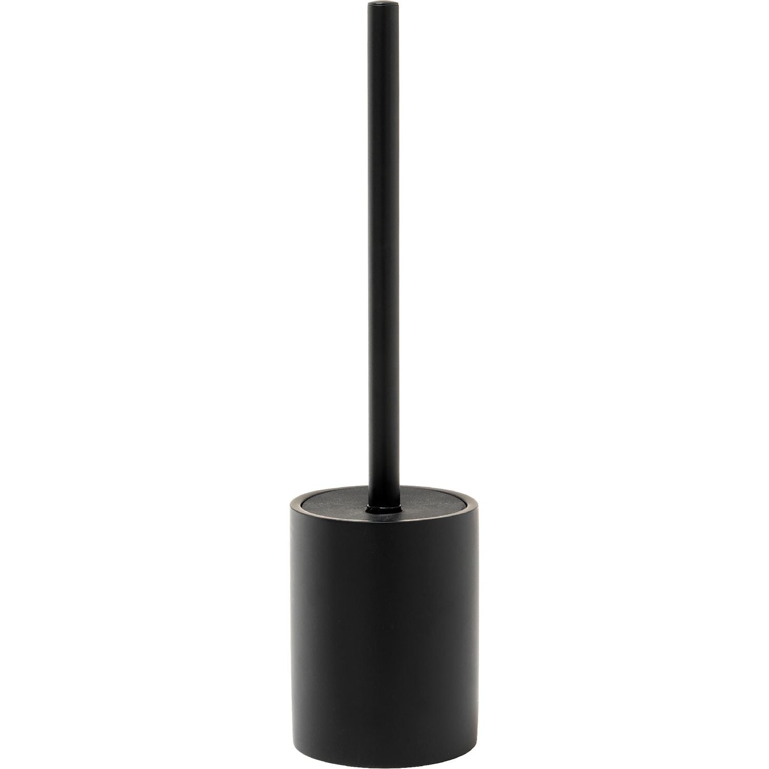 GEDY - Portascopino bagno Brenda Nero matt - h36,2 x diametro 9,5 cm